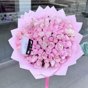 Bouquet Crimson Rose 100 rosas