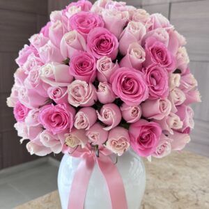 Jarron Beverly 120 rosas